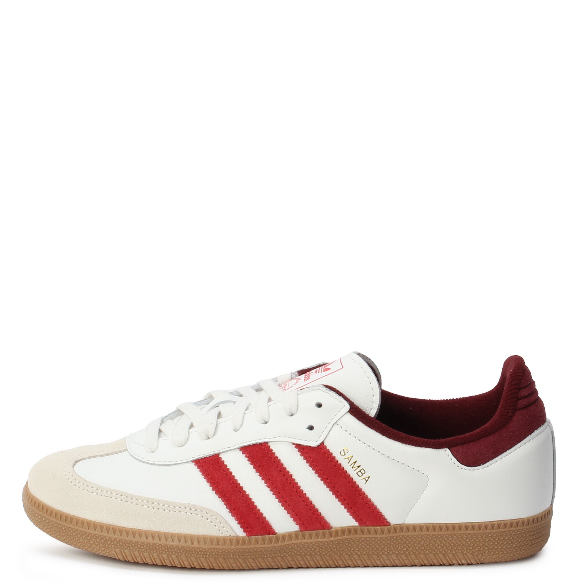 スニーカー adidas Samba OG White Red JI3201 adidas Samba OG Shoes - White | Free Shipping with adiClub
