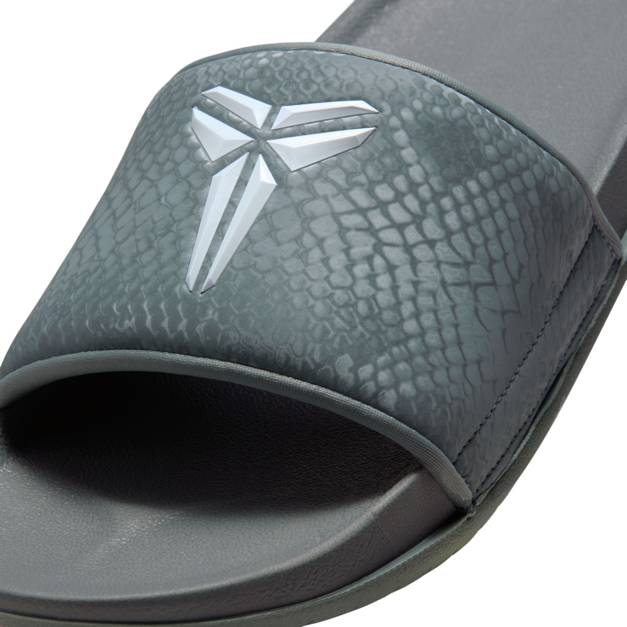 Nike Kobe Offcourt Slides Cool Grey White Sandals Mens Size 9 / Womens 10 NEW Nike Kobe Offcourt White Unisex Comfort Slide | Hibbett main image 2