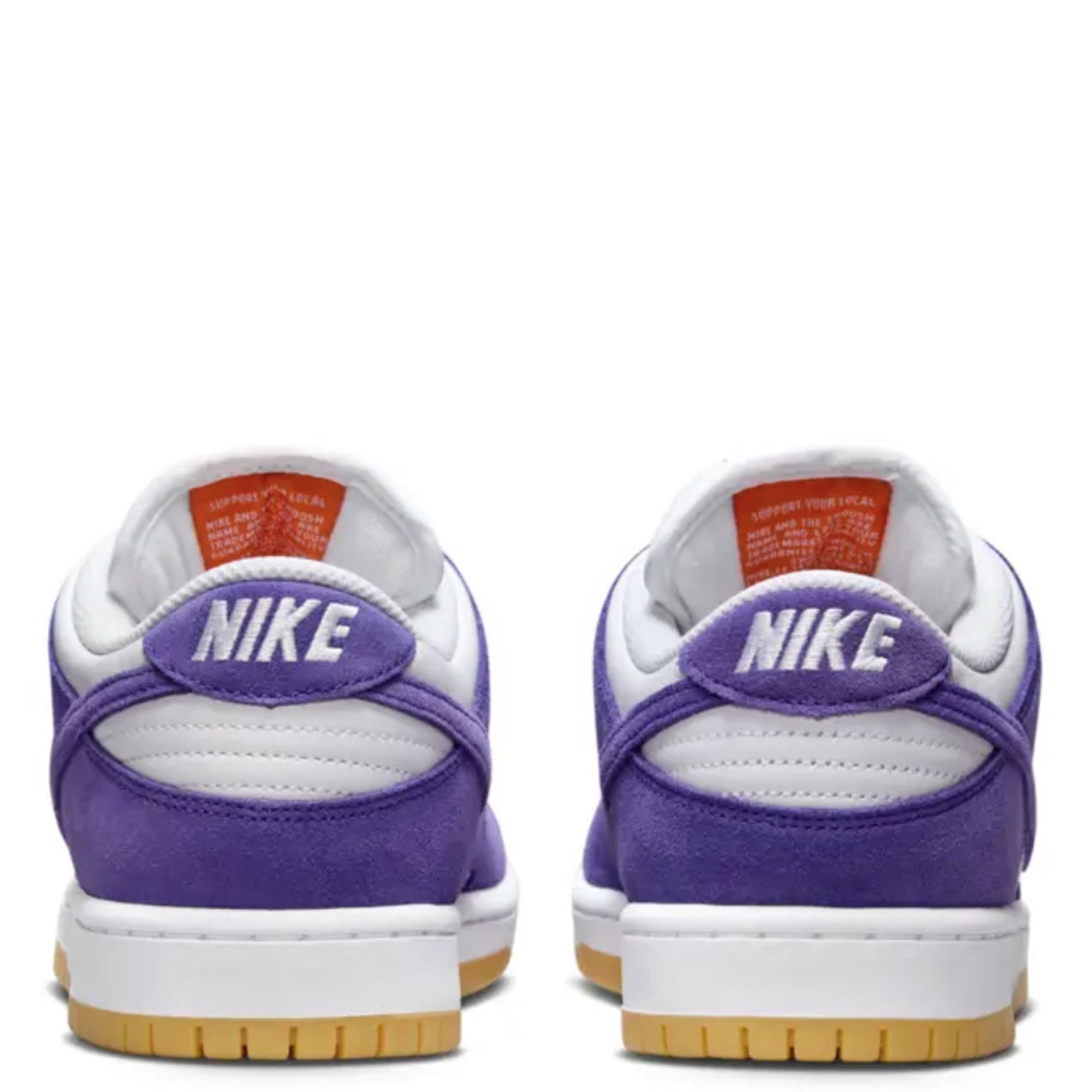 nike sb white and purple