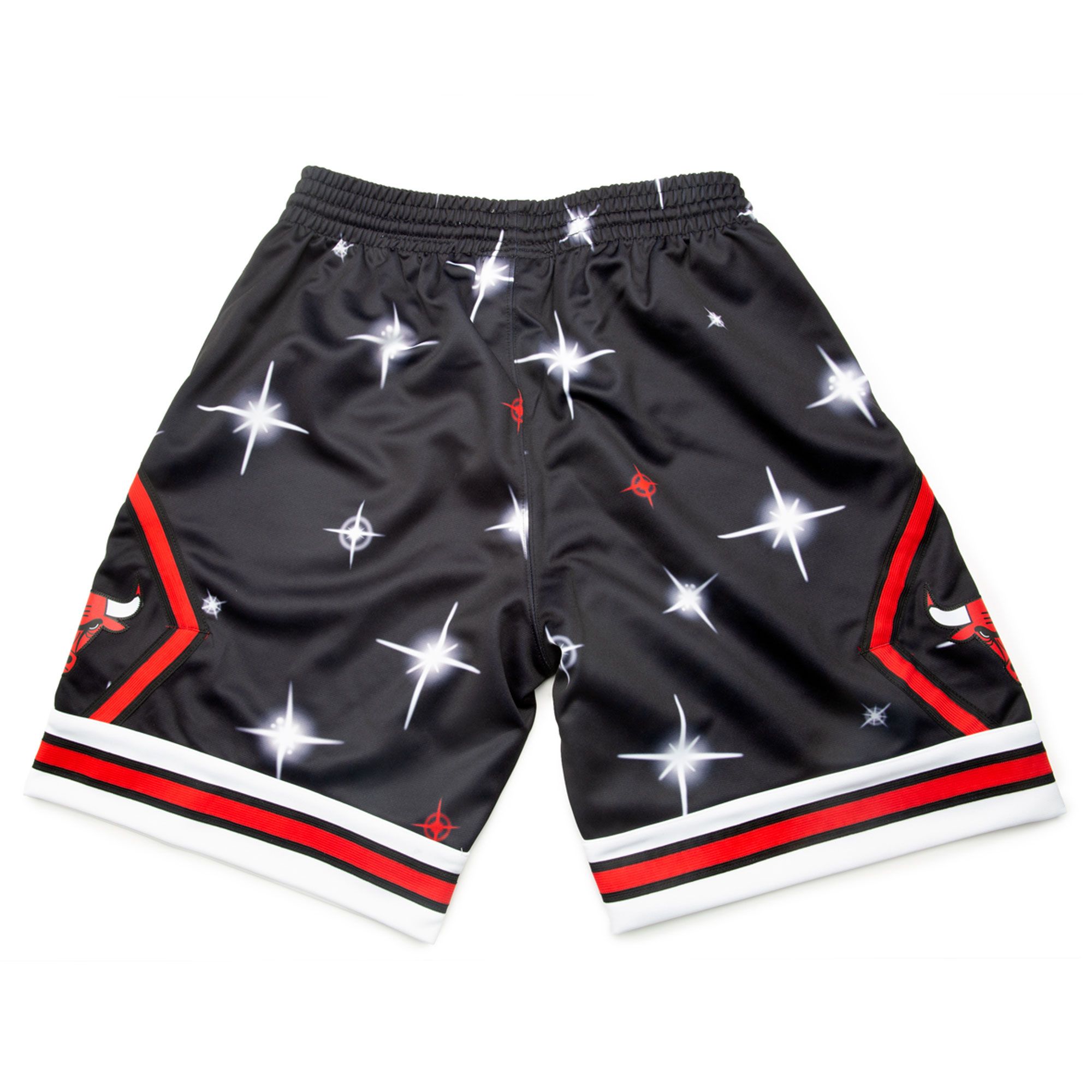 ウェア mitchell&ness shorts MITCHELL AND NESS Chicago Bulls Airbrush Knit Shorts SHORBW18066