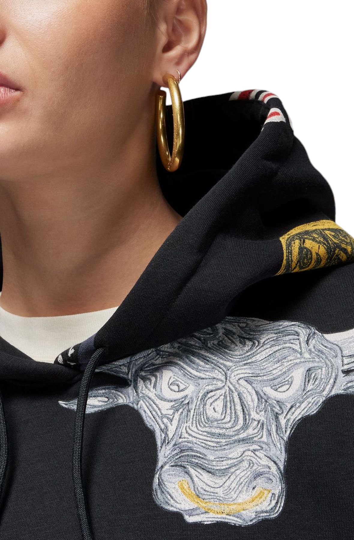 JORDAN Brooklyn Fleece Hoodie FZ9978 010 - Shiekh