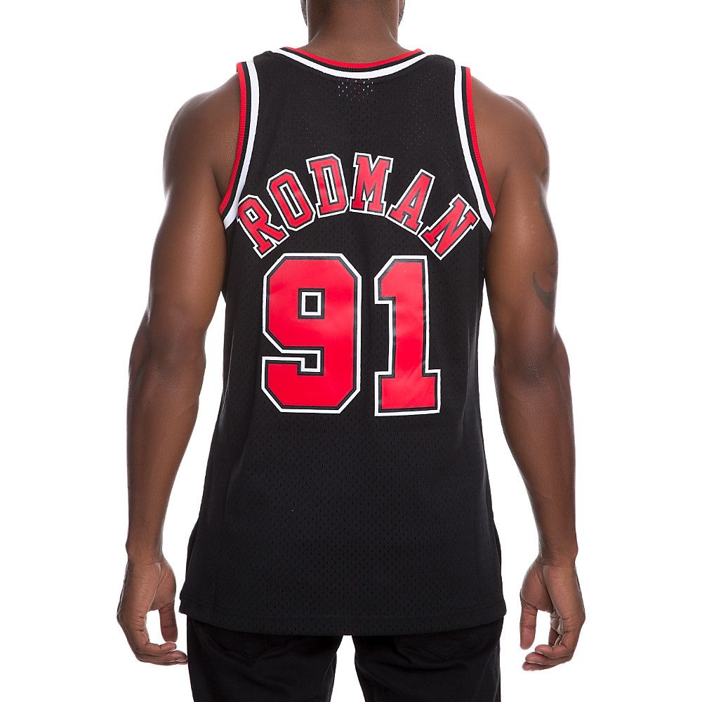 Men's Rodman Swingman Jersey BLACK