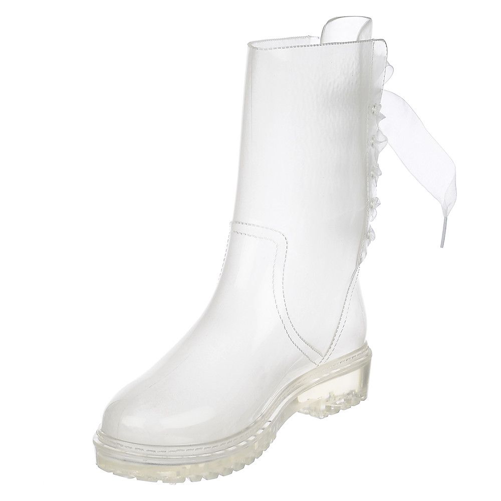 BESTFIT INTERNATIONAL Low Heel Combat Boot Danny 01 DANNY-01/WHITE - Shiekh