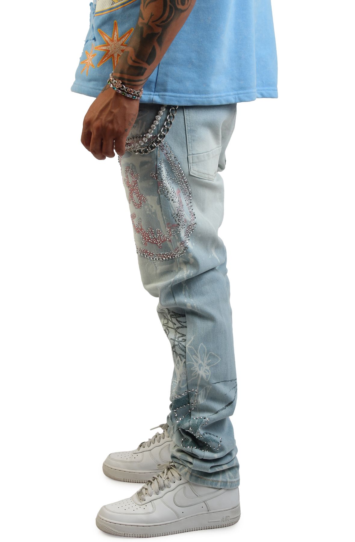 SMOKE RISE Kori Smiley Jeans JP26S425SK-KORI - Shiekh