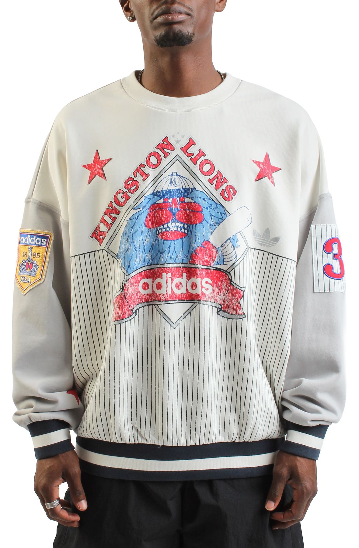 【ADIDAS ORIGINALS】Kingston Lions Baseball スウェット 74e63ef3f397d9ce65dc8348b9865a