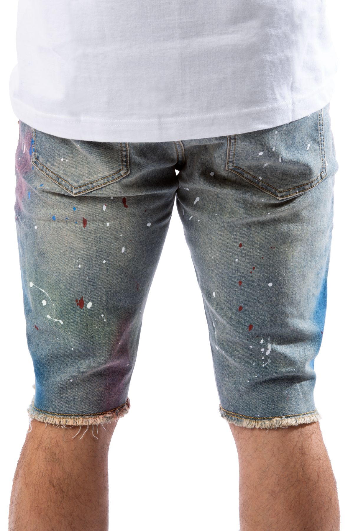 THE KARTER COLLECTION Fairview Denim Shorts KARPK-306 - Shiekh