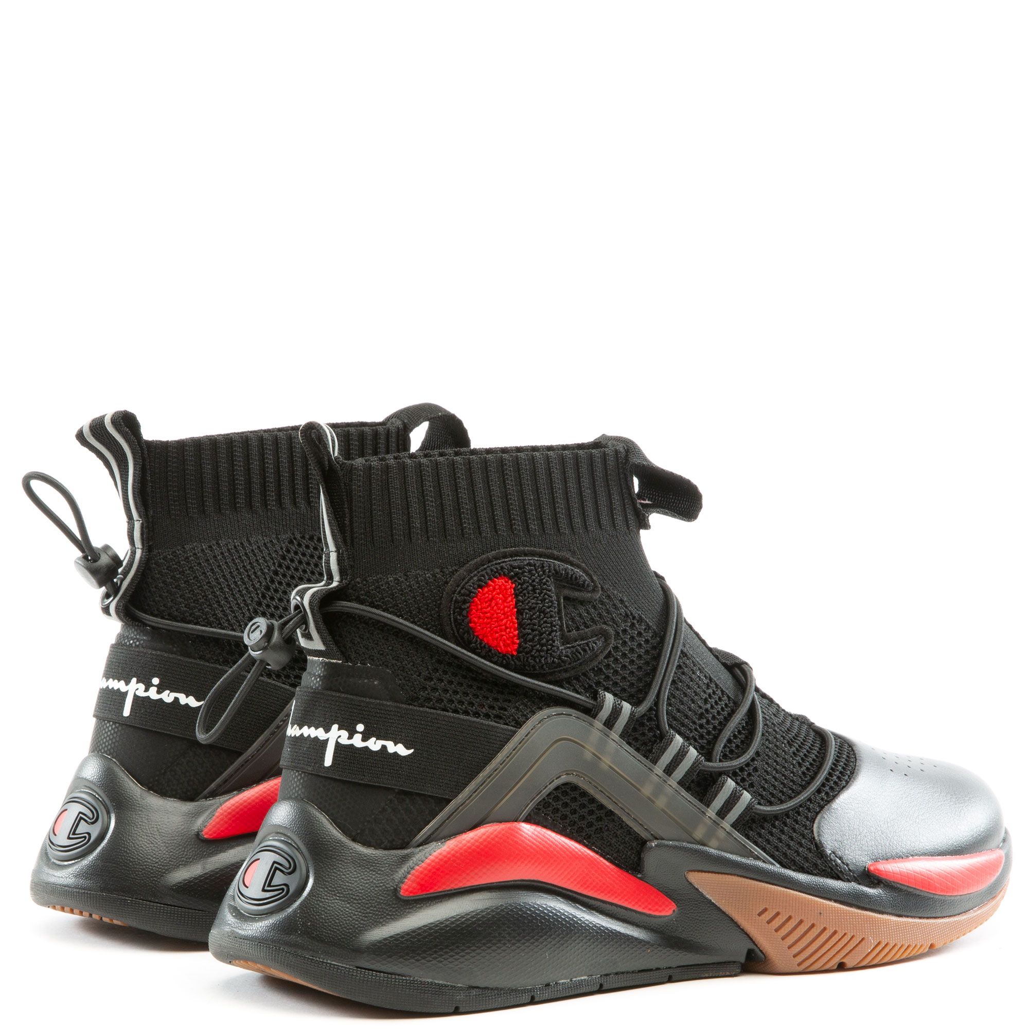 NWOB Champion XG Rally Plus Athletic Shoes Men\'s Size 9 Champion Mens Rally Pro Sneaker, Adult, Black/Scarlet/Multi  main image 4