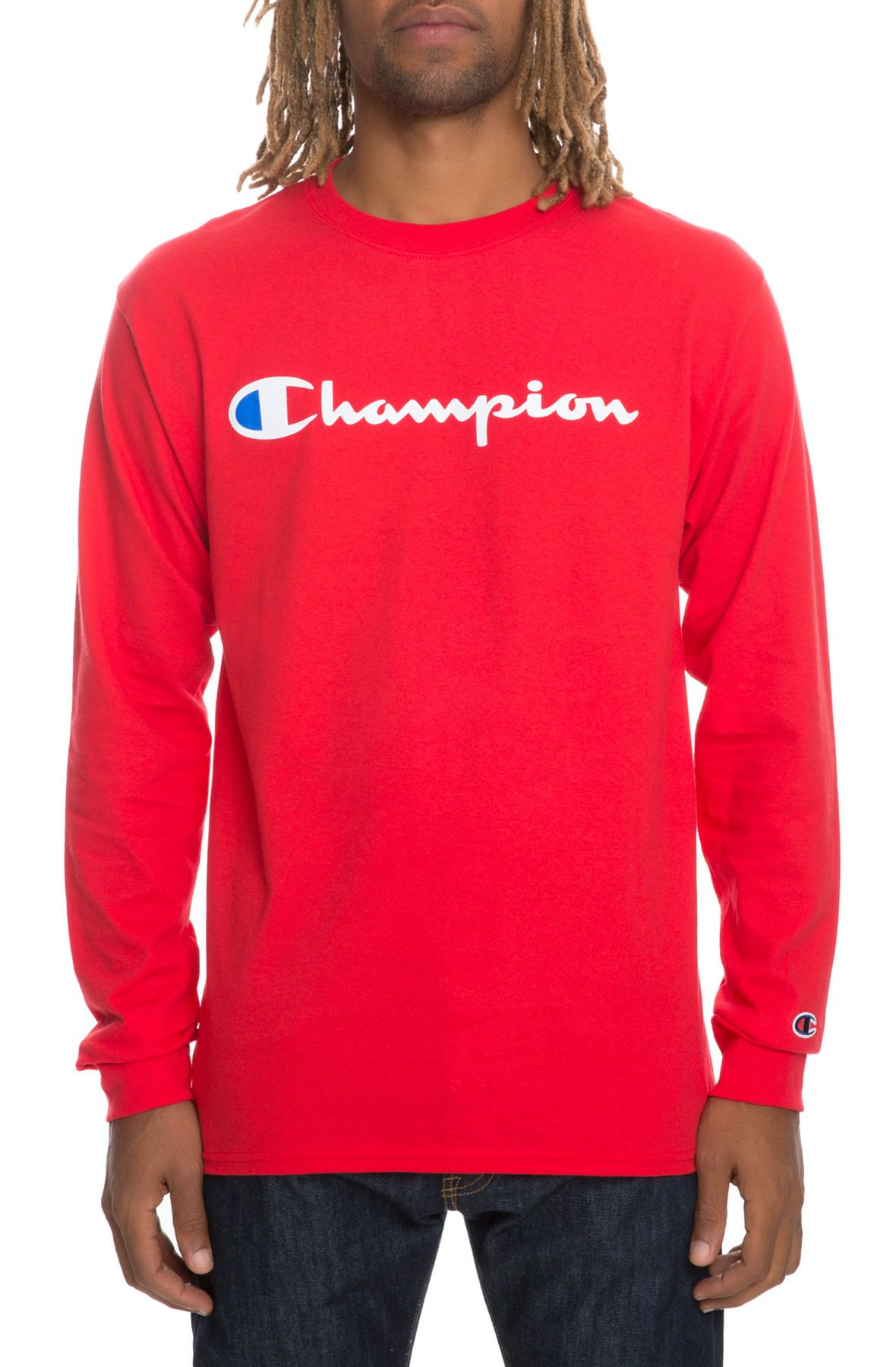 Champion patriotic script 2025 long sleeve t-shirt