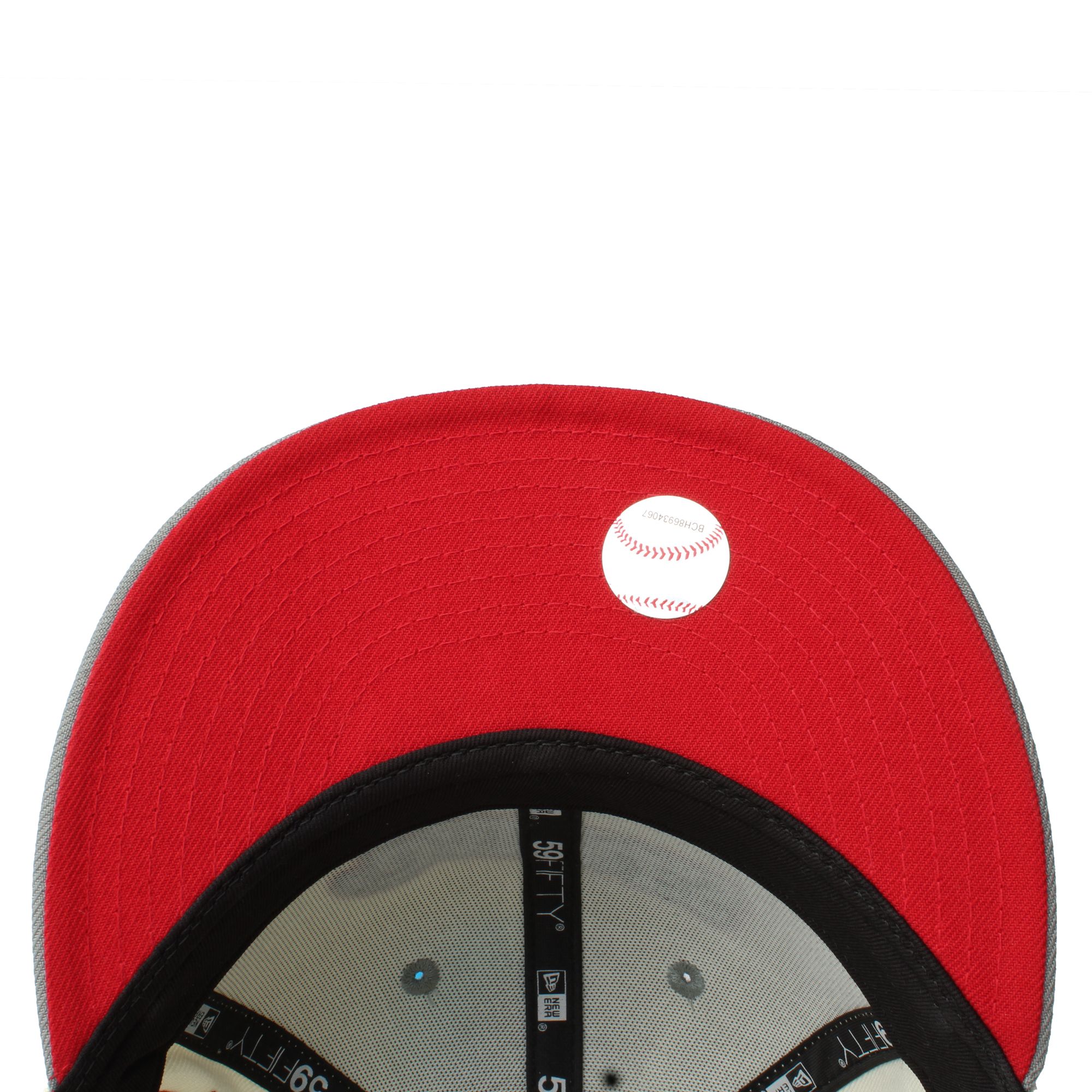 New Era 59FIFTY San Diego Padres Fitted Hat Graphite Black Red