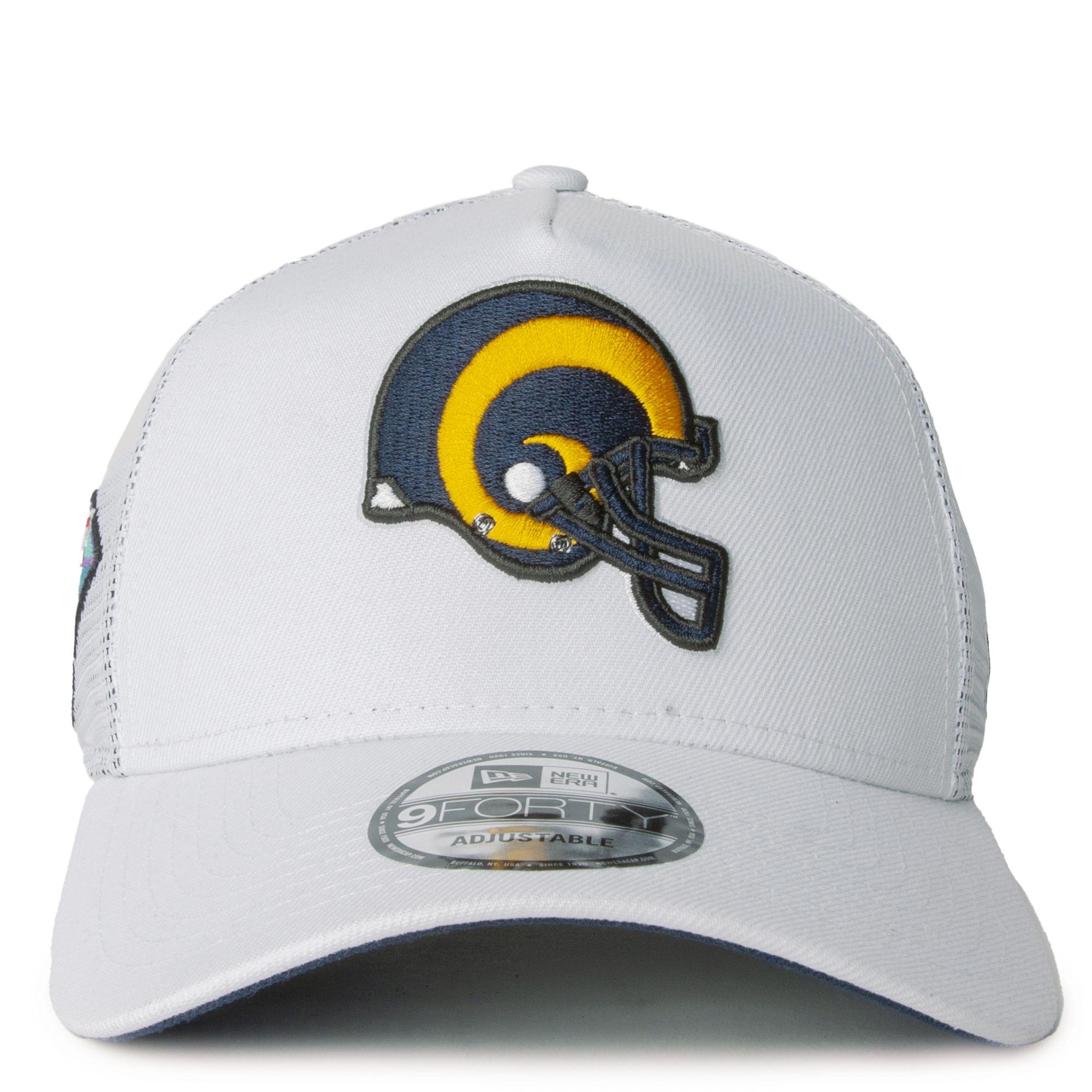 Super Bowl LVI Hat Cap Snap Back Mens NFL Blue White Mesh Logo