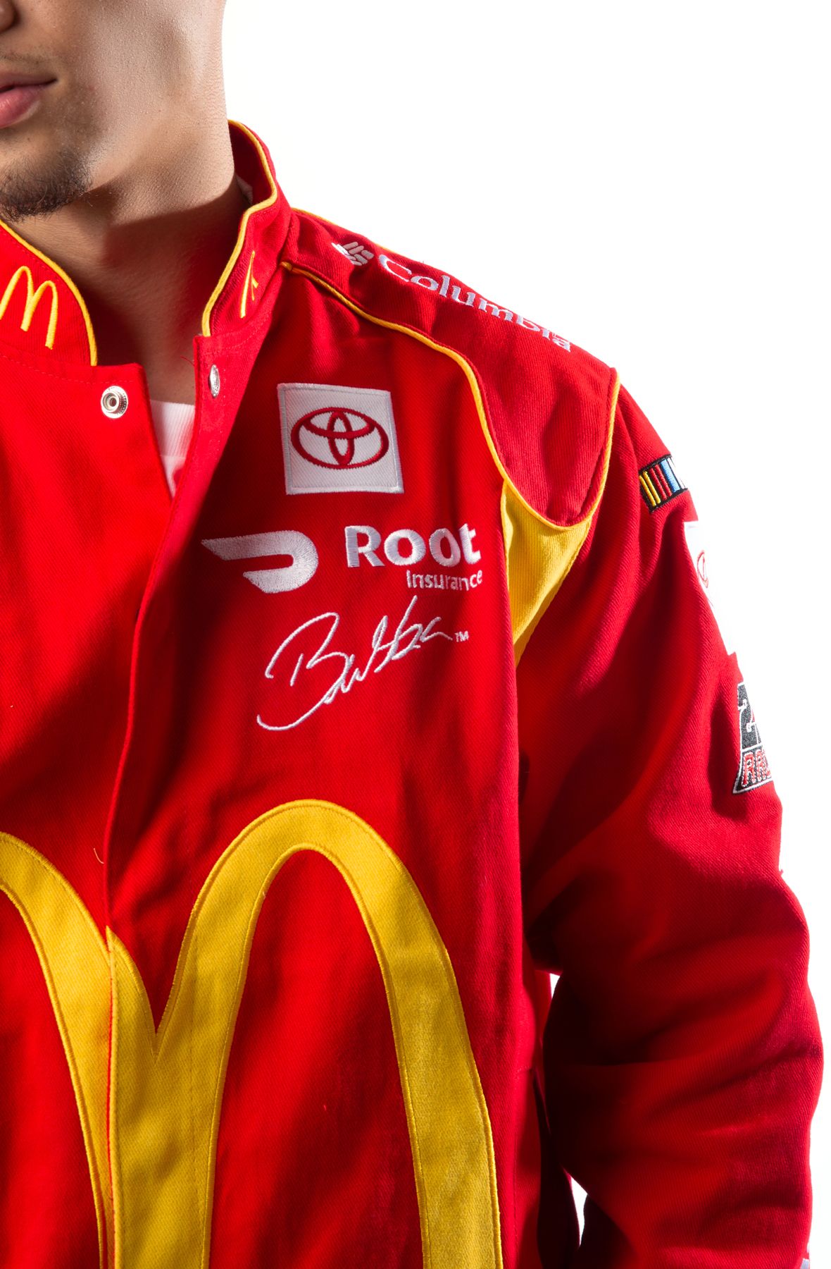 JH DESIGN McDonald's Racing Jacket BW0303MC21-RED - Shiekh