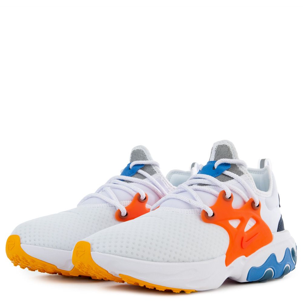 nike react presto white habanero red obsidian