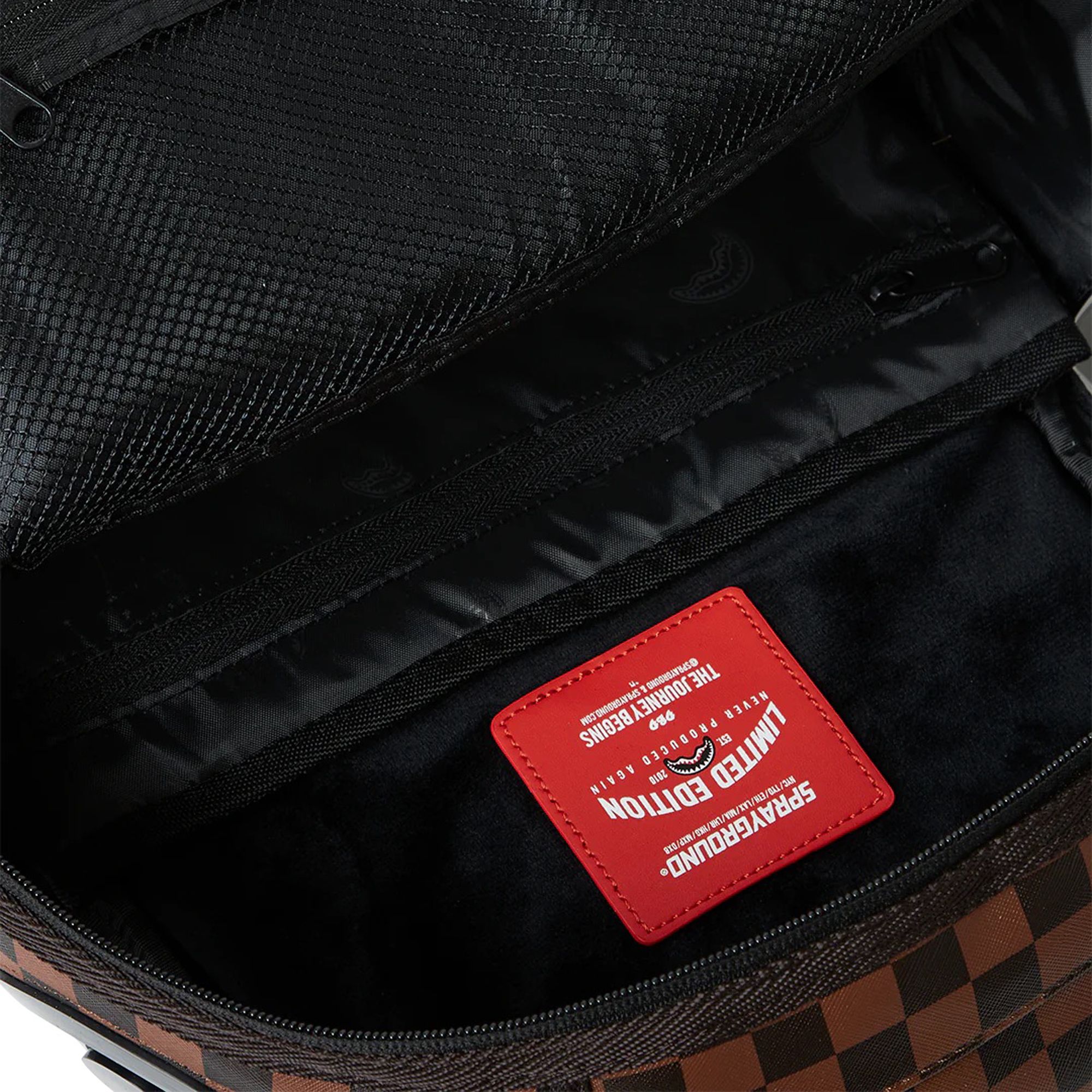 SPRAYGROUND Sharks In Paris Clear For Takeoff Backpack SPRAYGROUND Sharks In Paris Clear For Takeoff Backpack