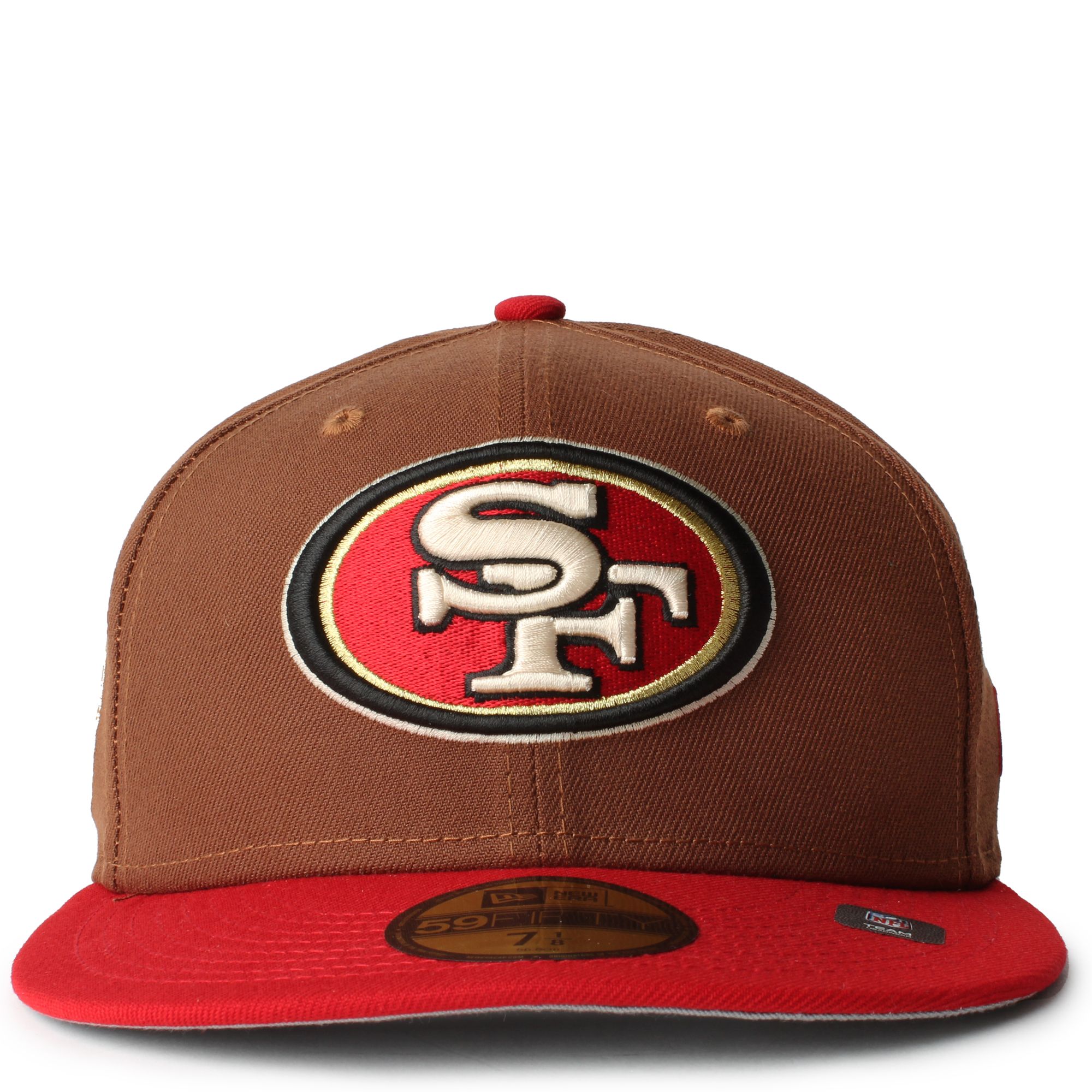 New Era 59FIFTY San Francisco 49ers Harvest Brown Red Fitted Hat