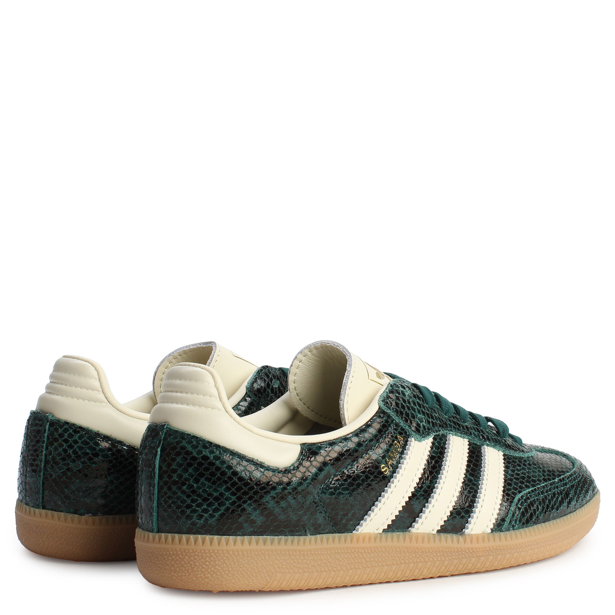 Women's adidas Samba OG Cream White/Collegiate Green / 7