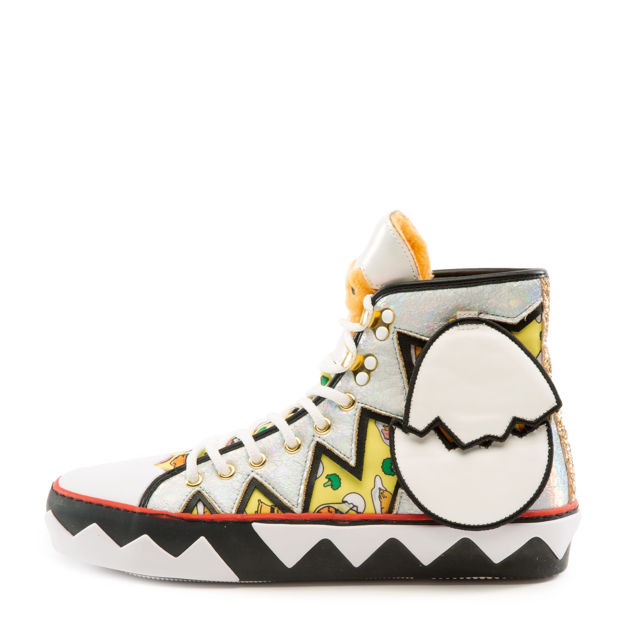 IRREGULAR CHOICE Hello Kitty's You Crack Me Up High Top Sneaker
