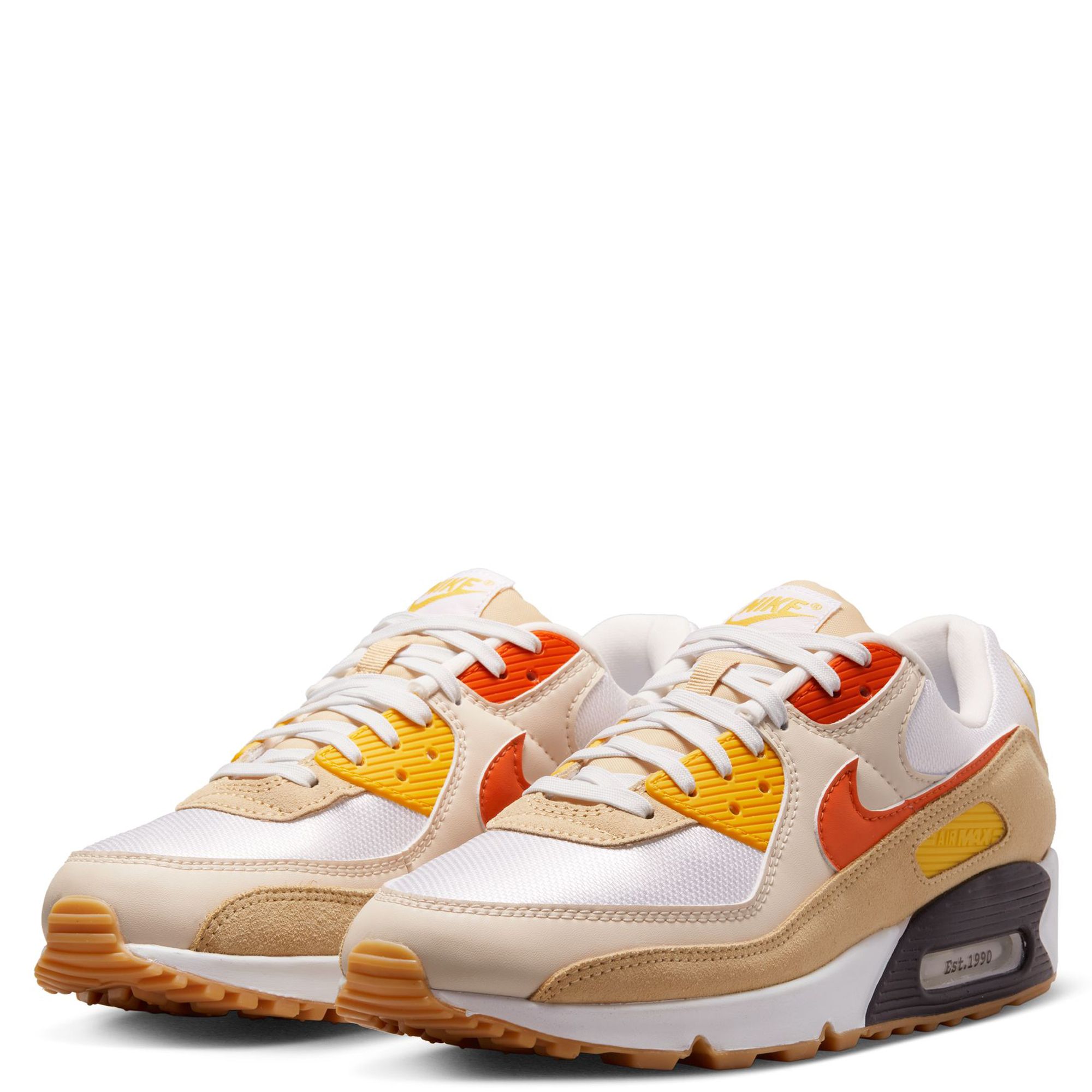 Nike Air Max 90 SE Summit White Orange Sesame FB4315 100 men 9 NIKE Air Max 90 SE FB4315 100 - Shiekh main image 3