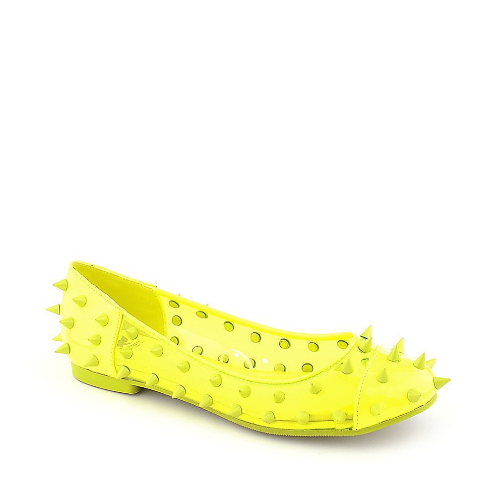 spiked flat shoes