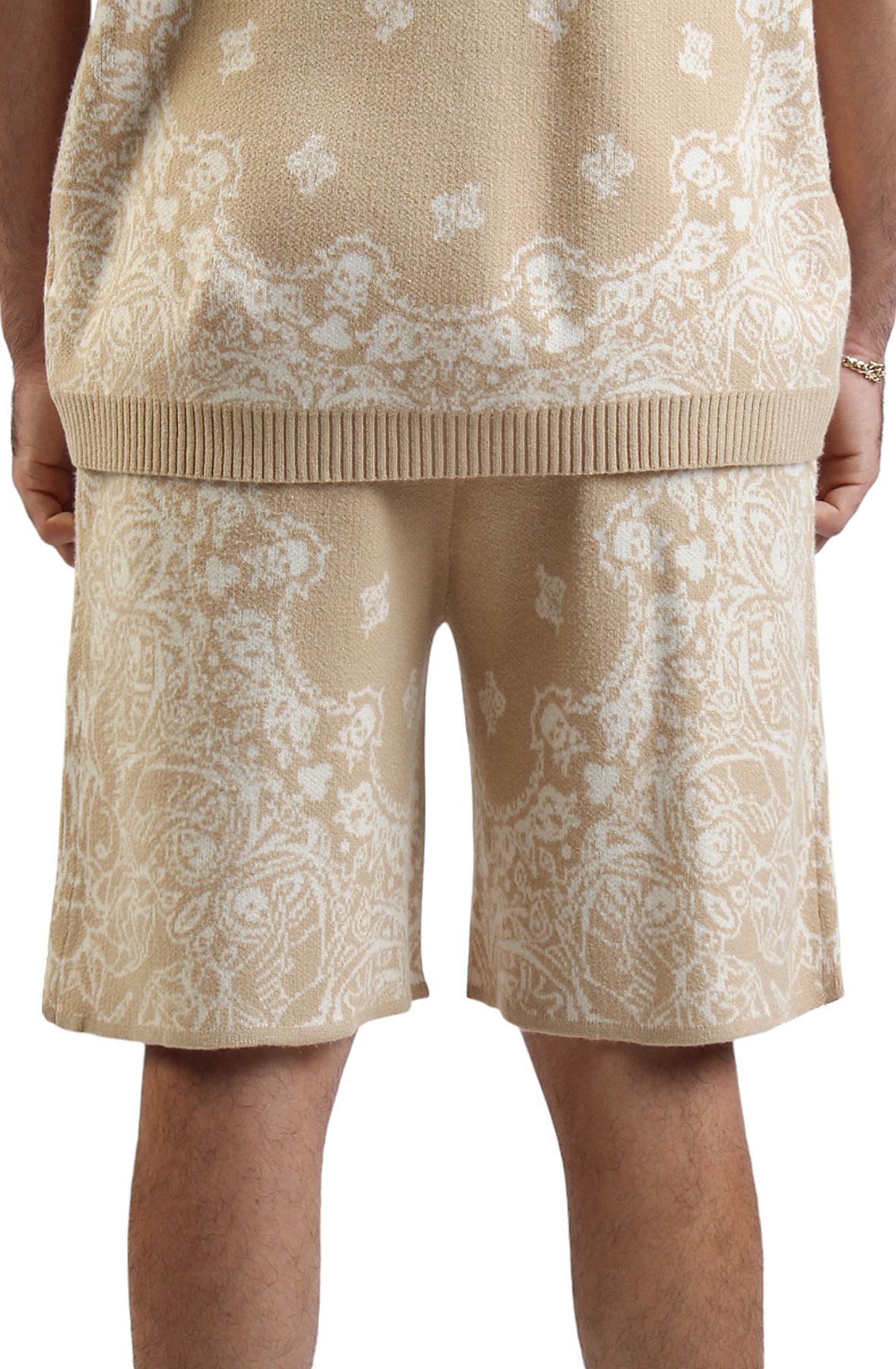 【mnem】Phuket Knit Fold Shorts WARP KNIT SHORT – NOTHINGS SOMETHING