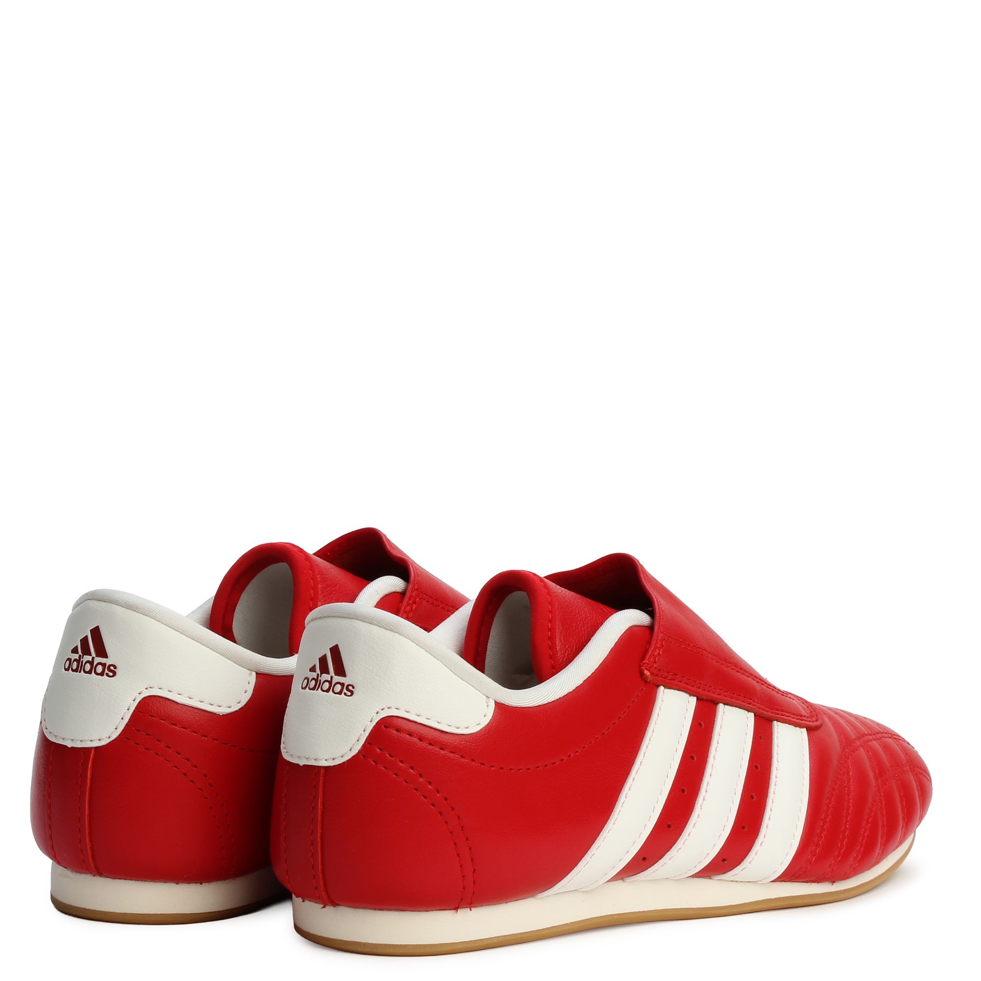 adidas Taekwondo Shoes - Women's - Red / Off White / Gum - 6.5