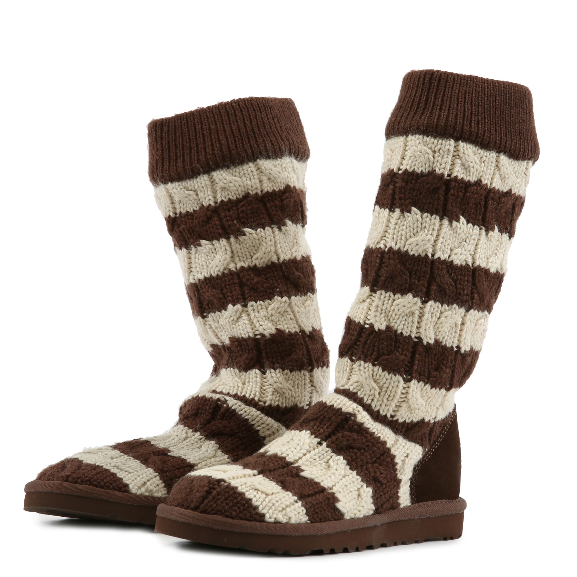 UGG Knit Striped Boots for Women for sale | eBay