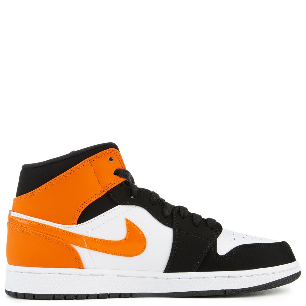 Nike Air Jordan 1 Mid Shoes shops in Black/Starfish/White