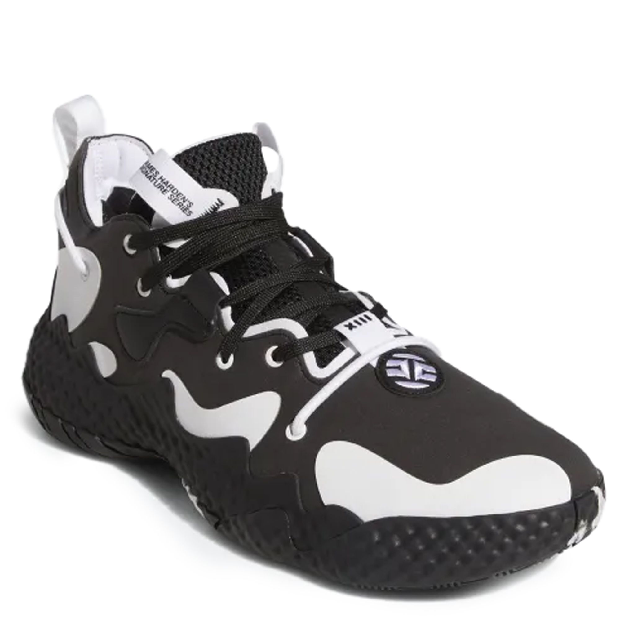 Adidas Harden Vol. 6 \'Black White\' Basketball Shoes GV8704 Size 6.5 ADIDAS HARDEN VOL. 6 BASKETBALL SHOES SIZE 9 BLACK WHITE  main image 2