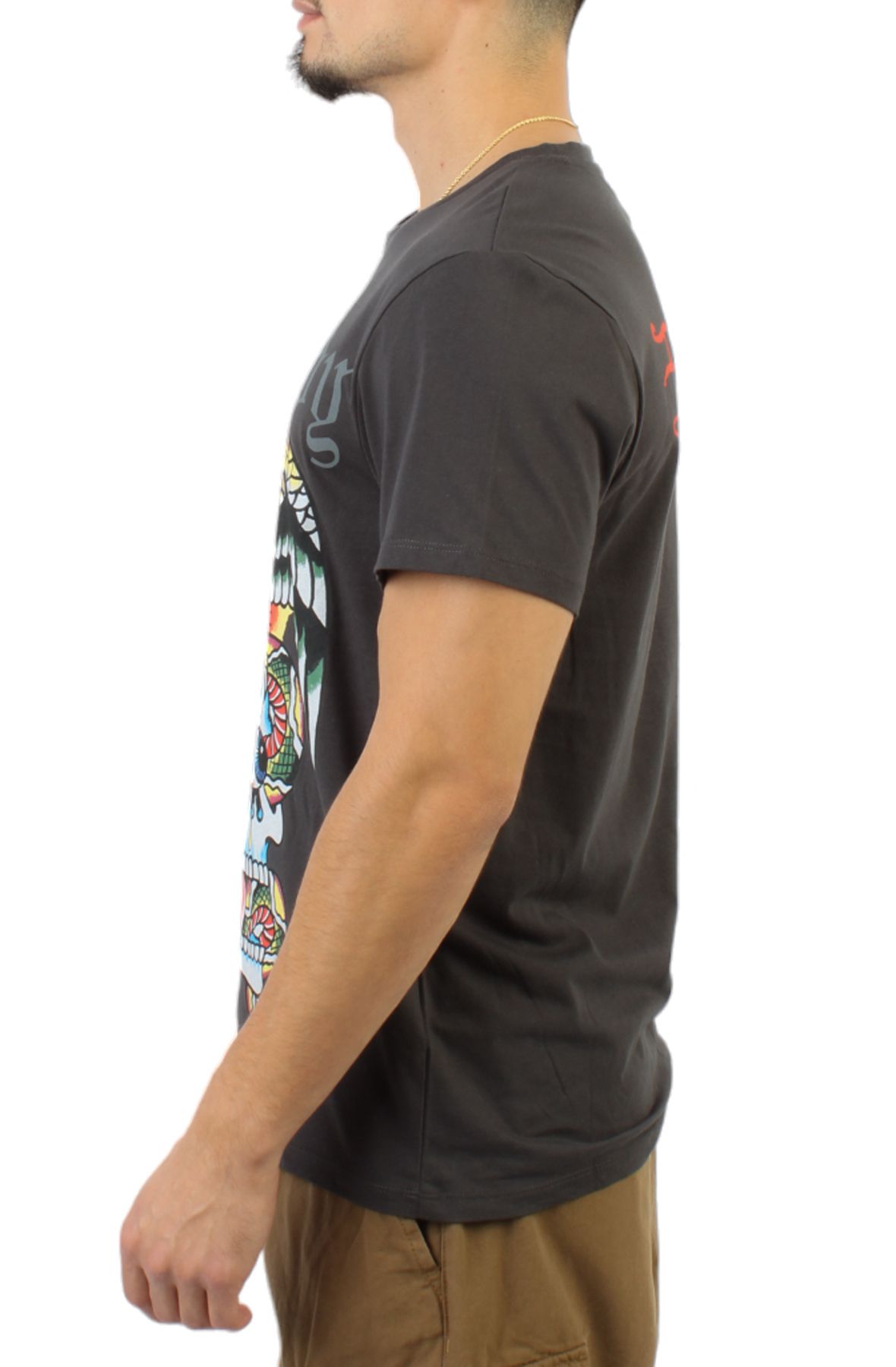 ED HARDY Battle Skull T-Shirt EHMD1100-73 - Shiekh