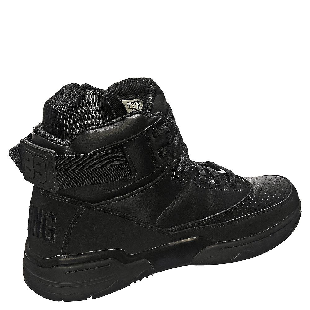Patrick Ewing 33 Hi Men's Black Athletic Lifestyle Sneaker | Shiekh Shoes