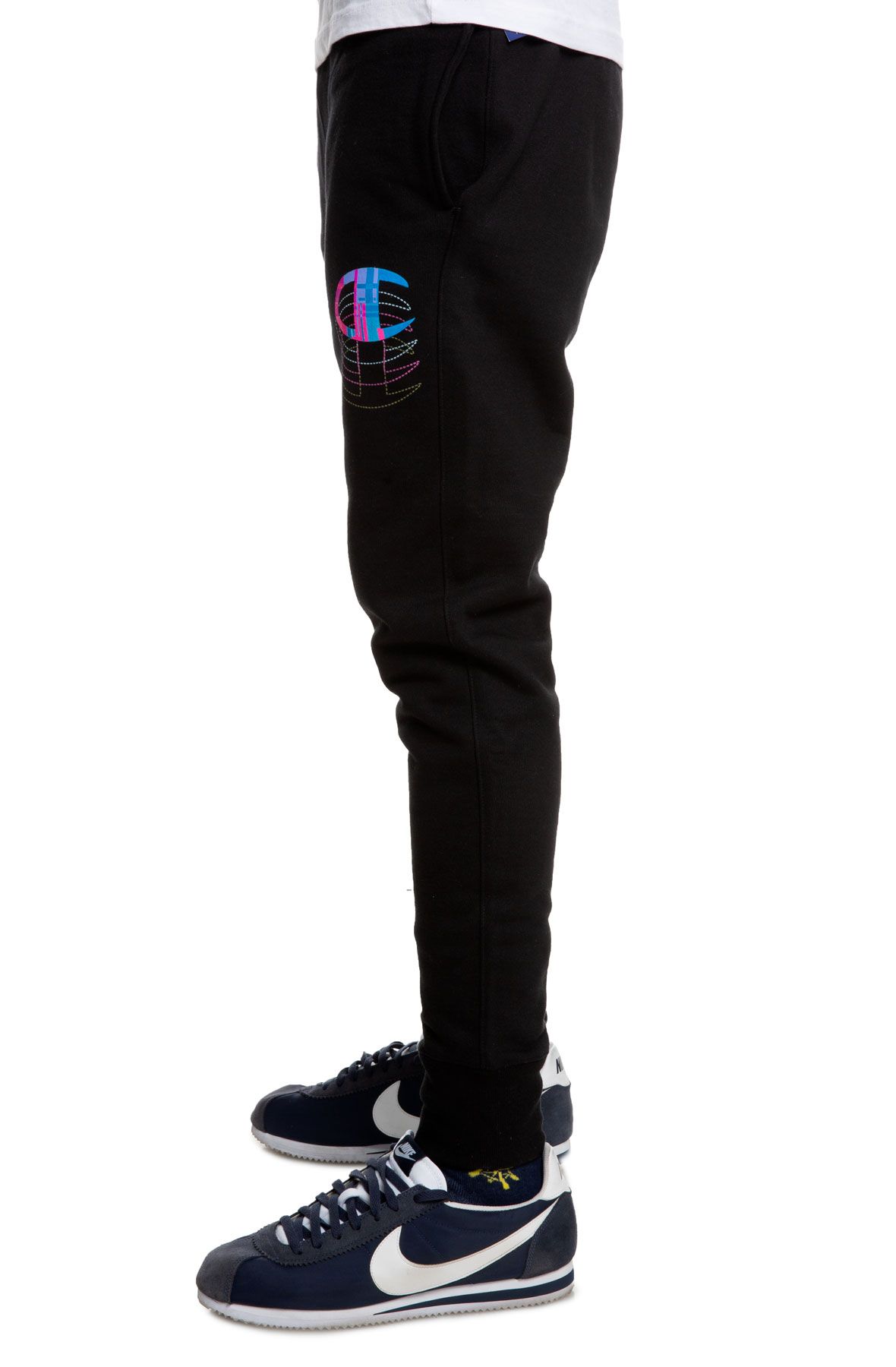 reverse weave cuffed joggers