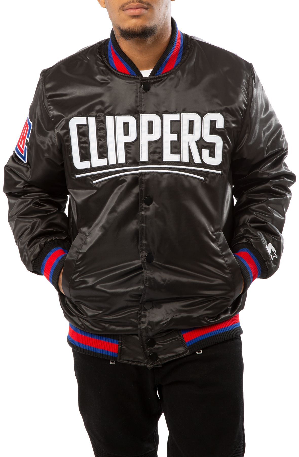 2XL LA Clippers Starter Jacketlos Angeles Clippers Jacket 