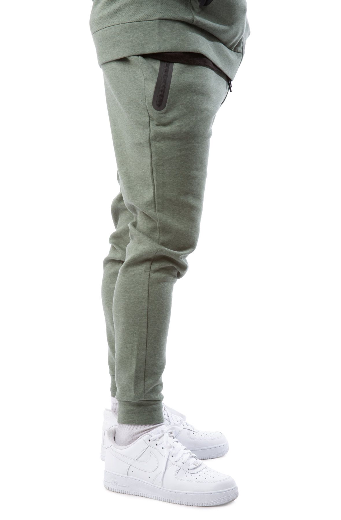 tech fleece joggers green