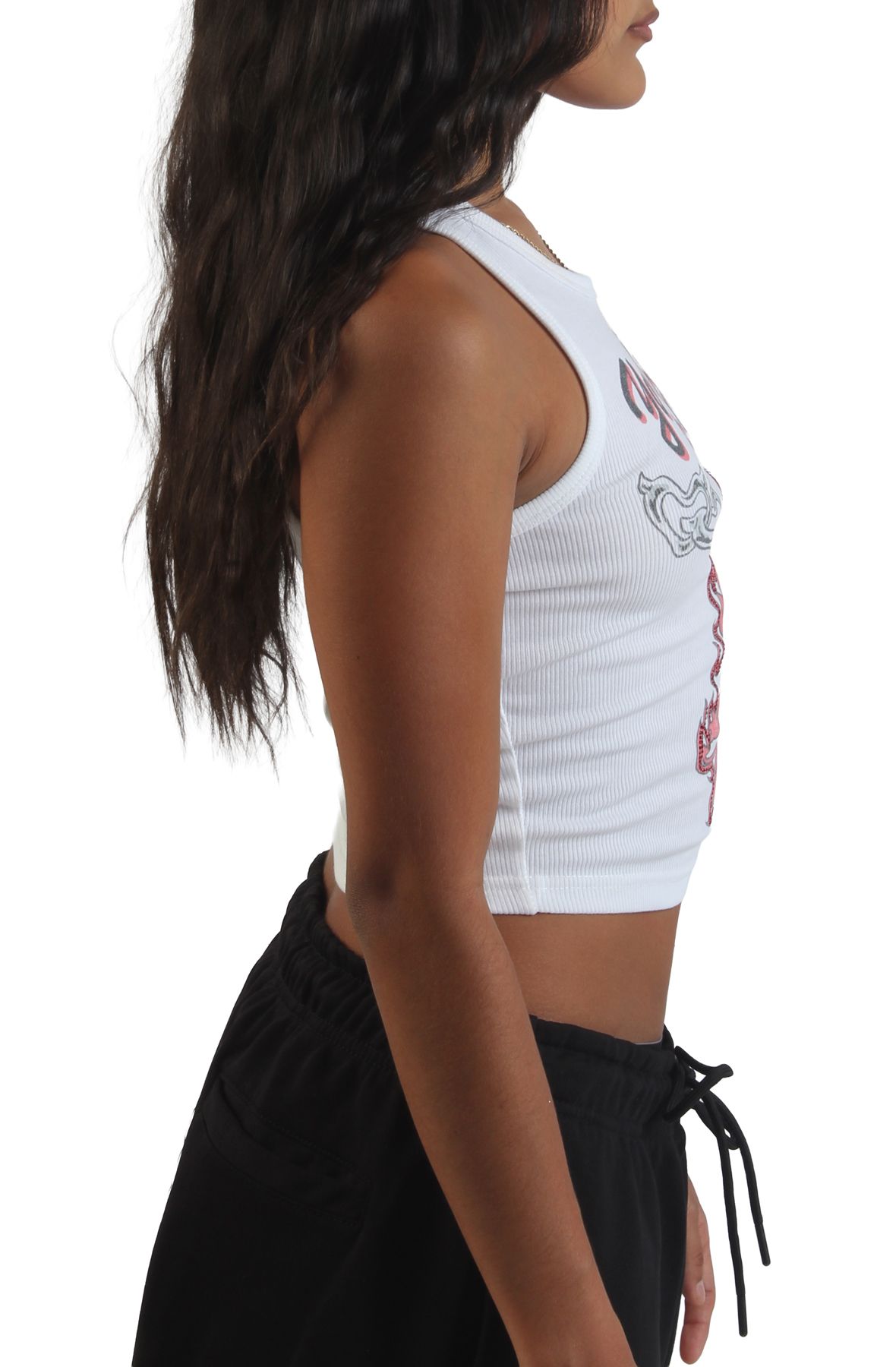 MAXIMA Hot Stuff Tank Top STA0013_WHT - Shiekh