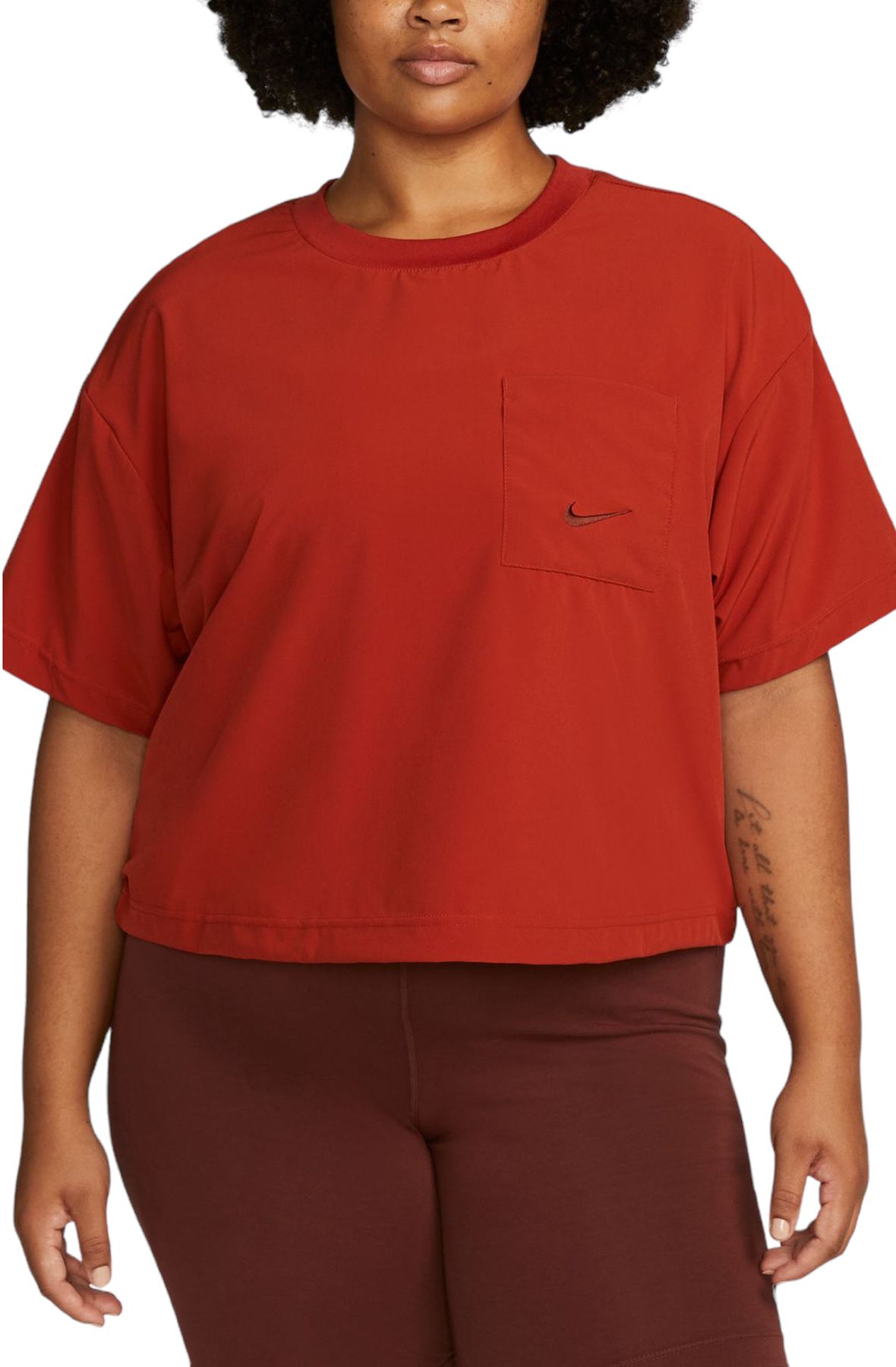 Nike Sportswear Everyday Modern Women's Woven Short-Sleeve Top