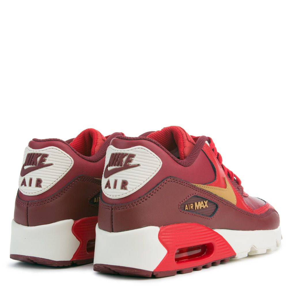 blue red and gold air max