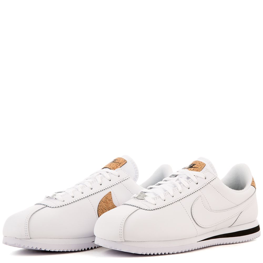 all white leather cortez