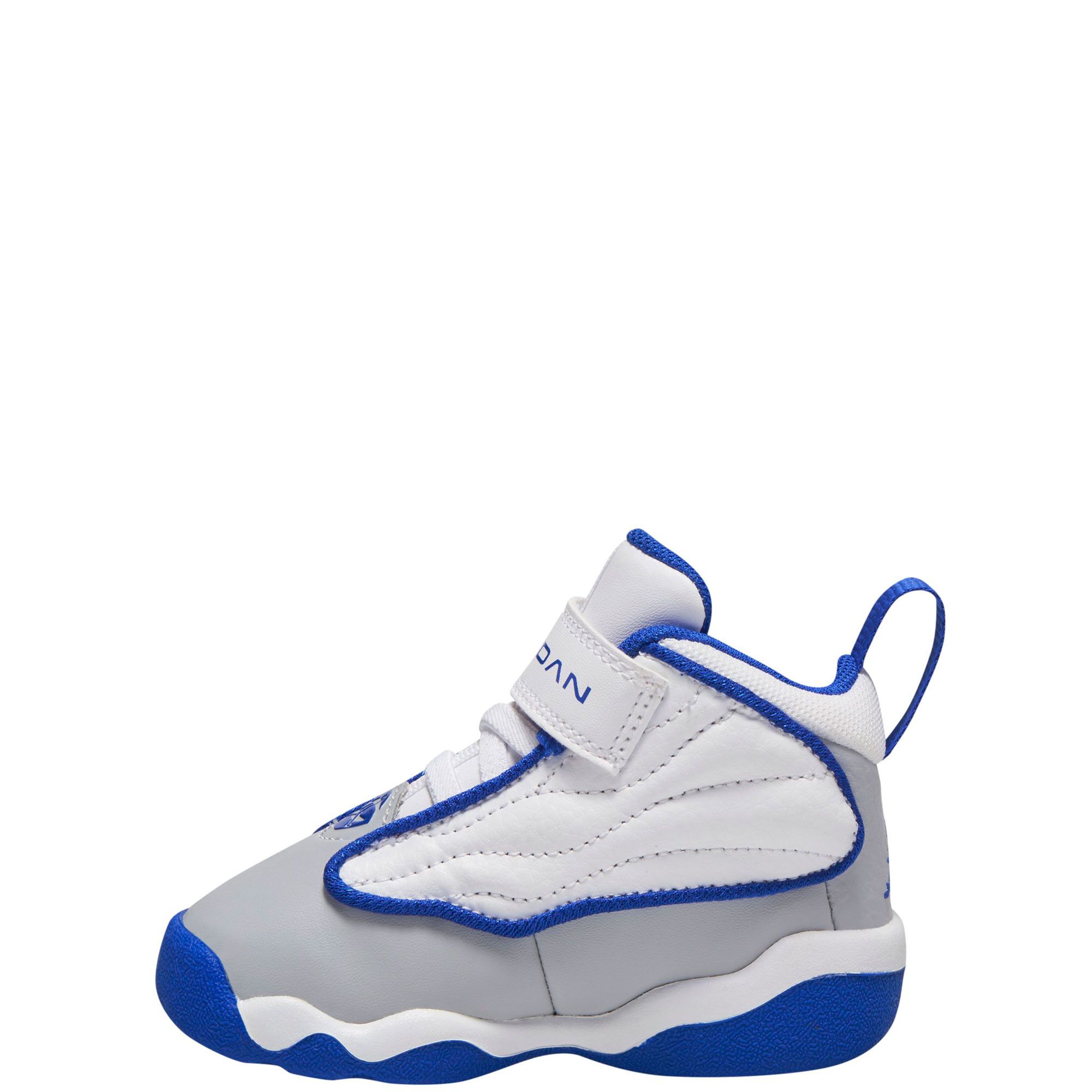 jordan pro strong white and blue