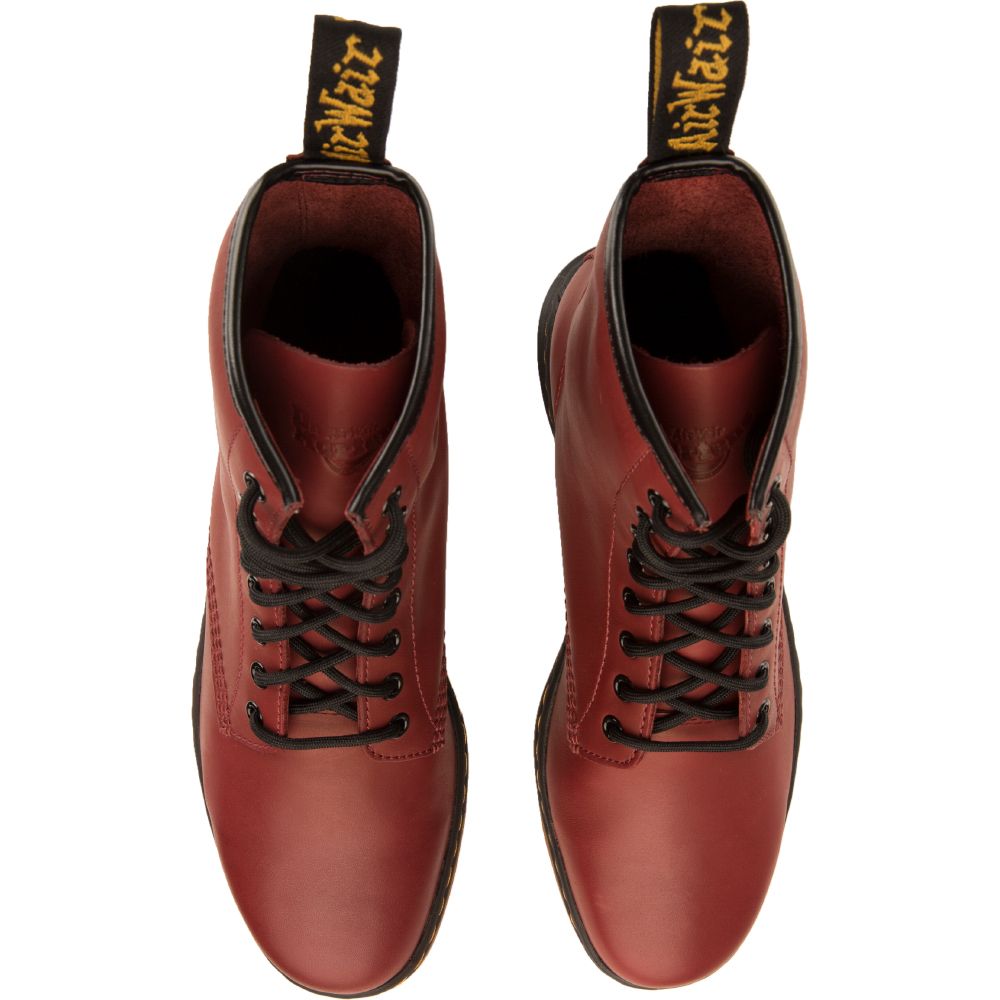 Dr. martens newton cherry red temperley best sale