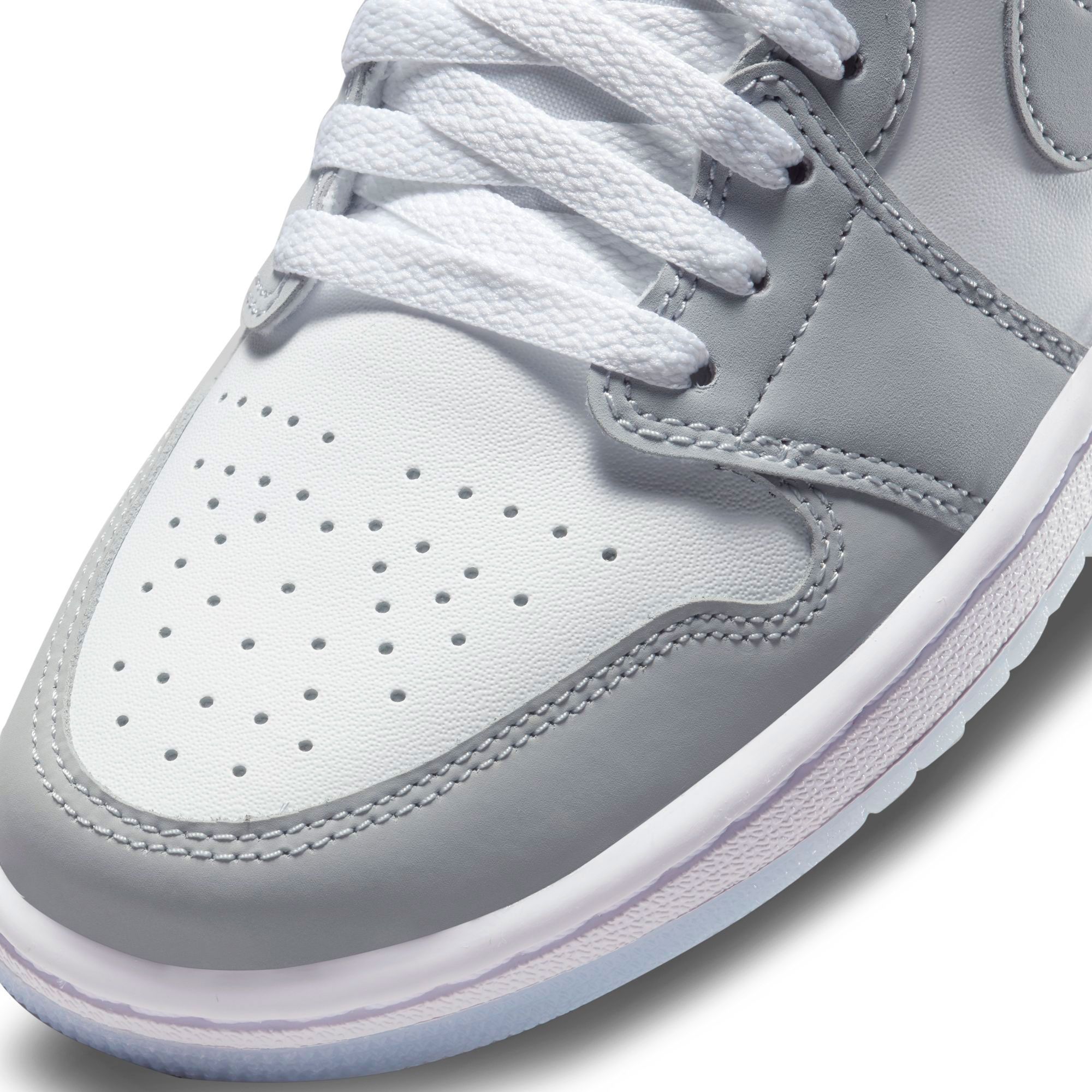 Air Jordan 1 Low White Wolf Grey dc0774-105 (M)US12