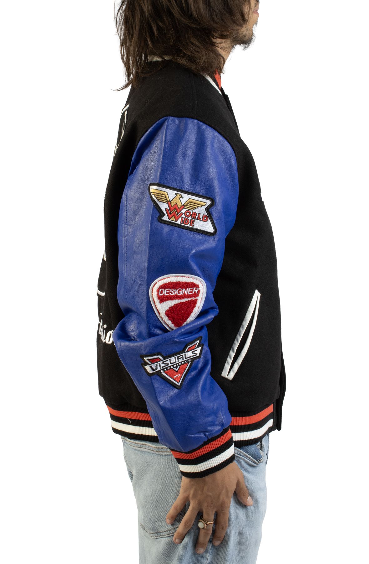 MARKET Sponsorship Varsity Jacket MKT26FW-JK0973BLK - Shiekh