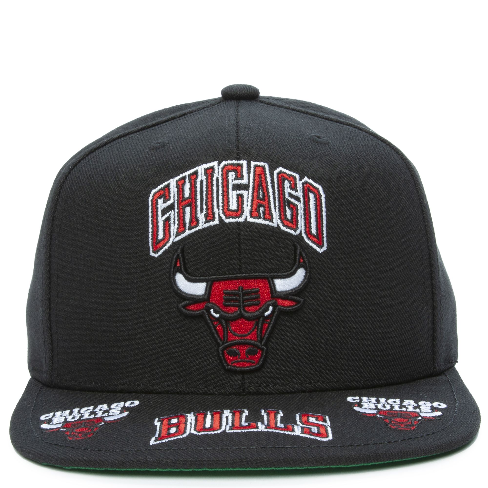 Men's Mitchell & Ness Yellow/Black Chicago Bulls Day One Snapback Hat