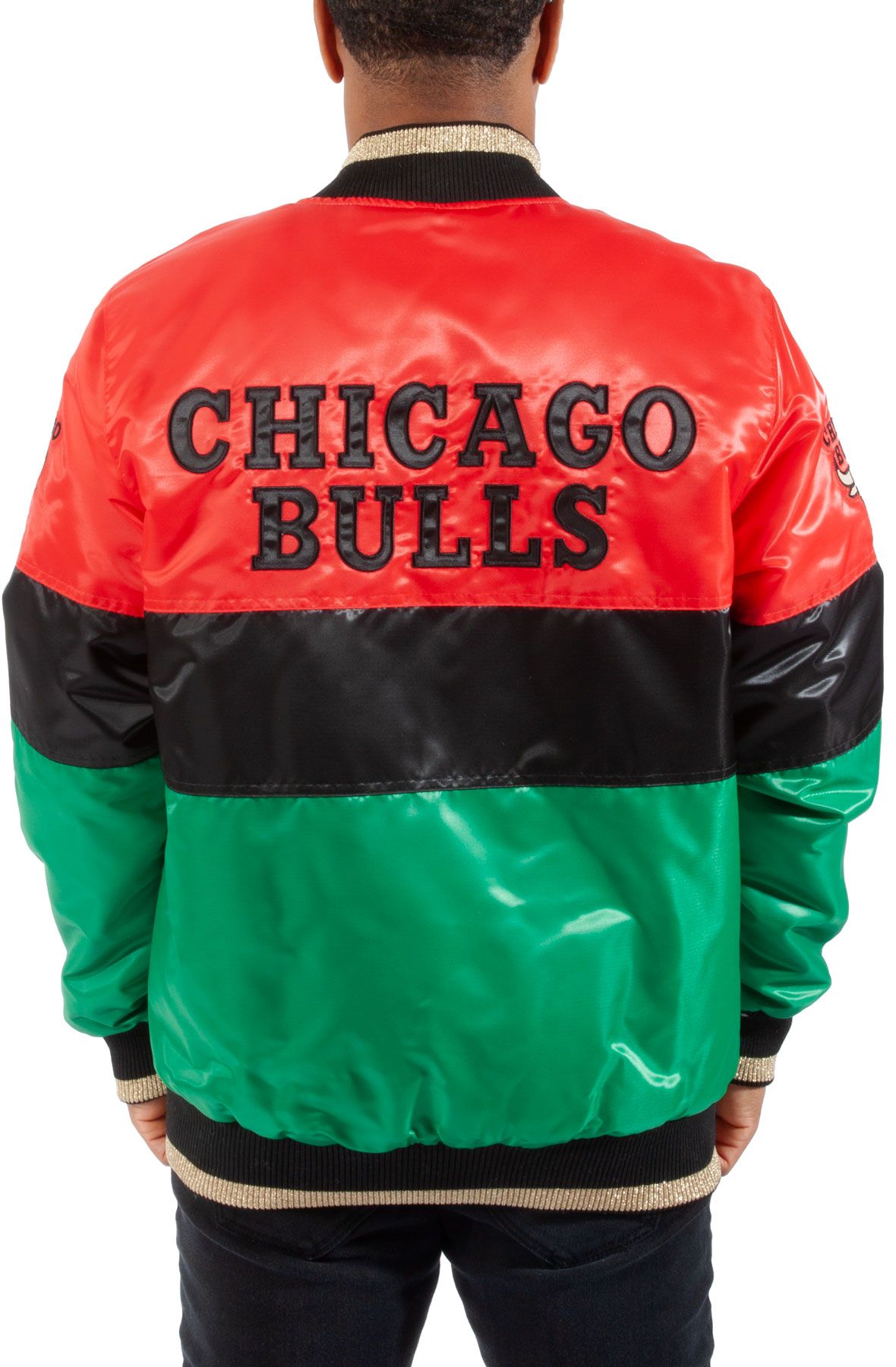 CHICAGO BULLS BLACK HISTORY MONTH JACKET LS230501-CGB
