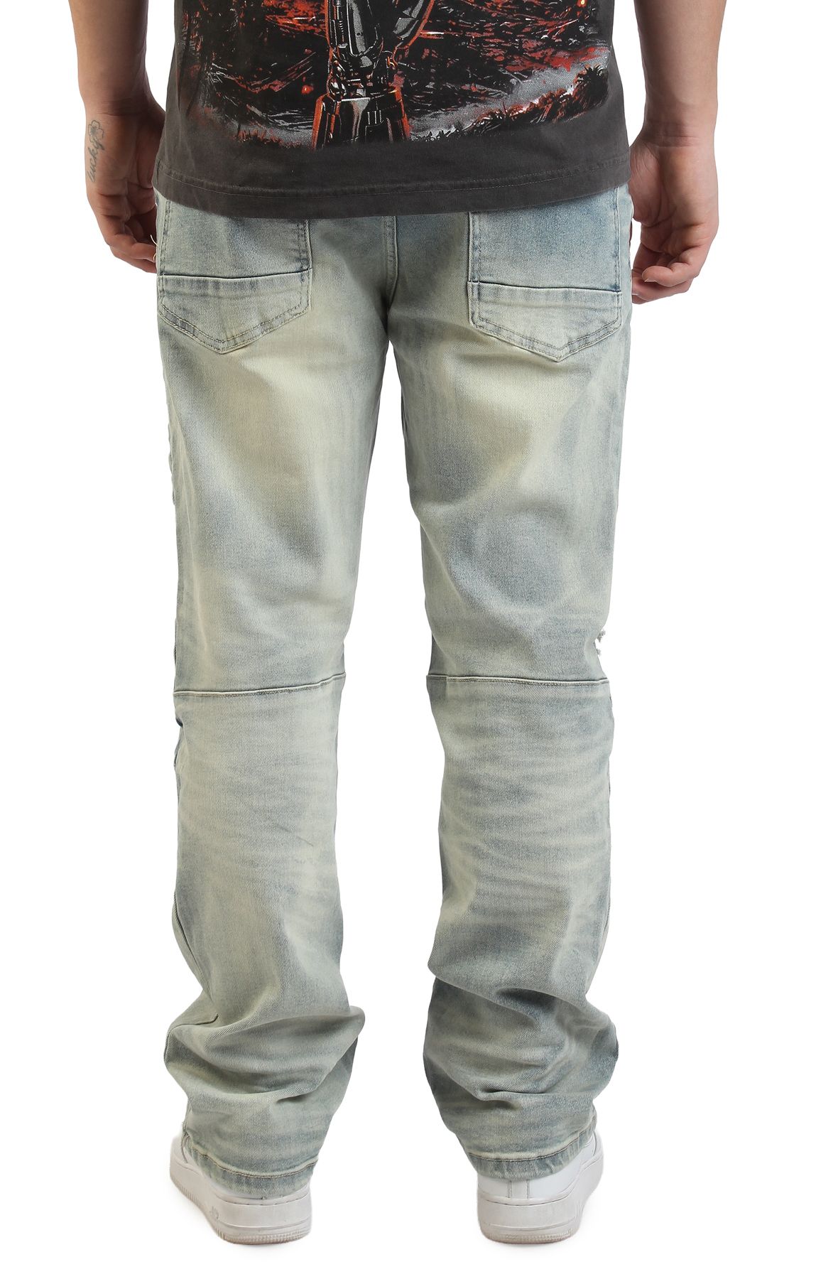 SMOKE RISE Authentic Straight Leg Jean JP26S103SKZ-BLU - Shiekh