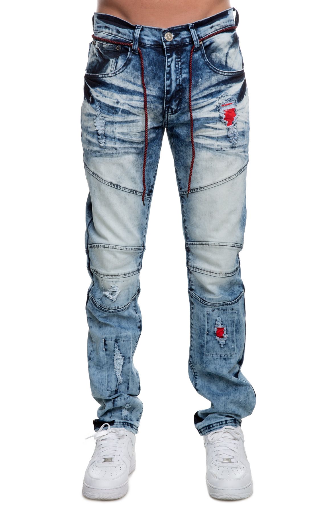 denim moto jeans