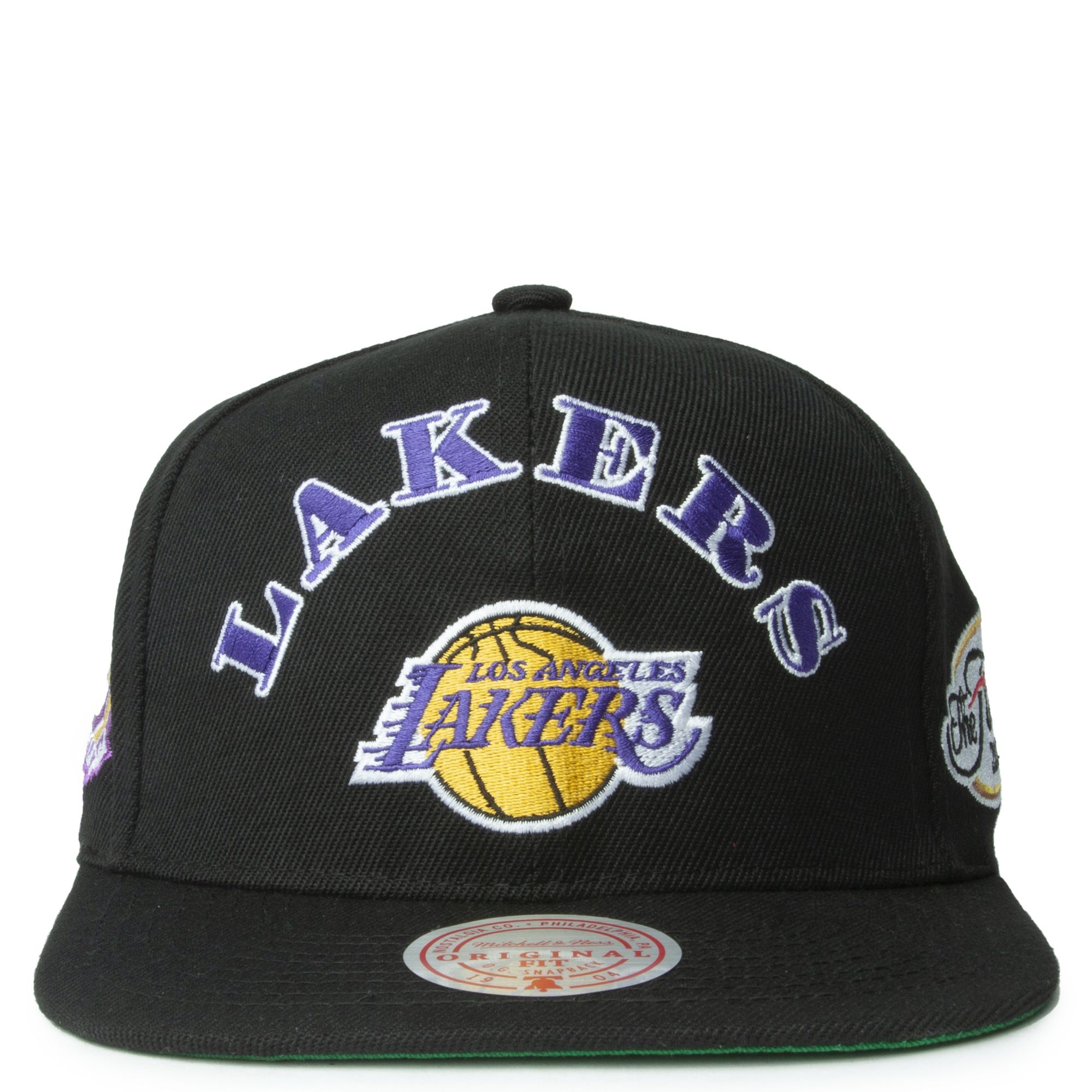 Mitchell and Ness Los Angeles Laker Snapback Black