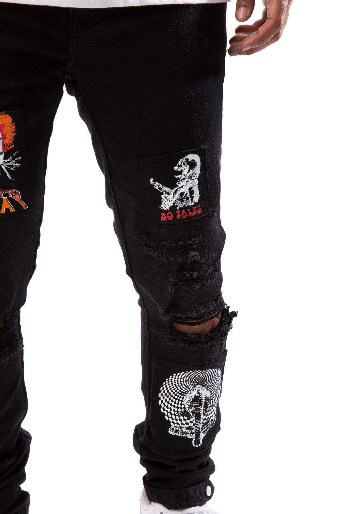 Skull Jeans 黒 ピーコート Skull Jeans 黒 ピーコート