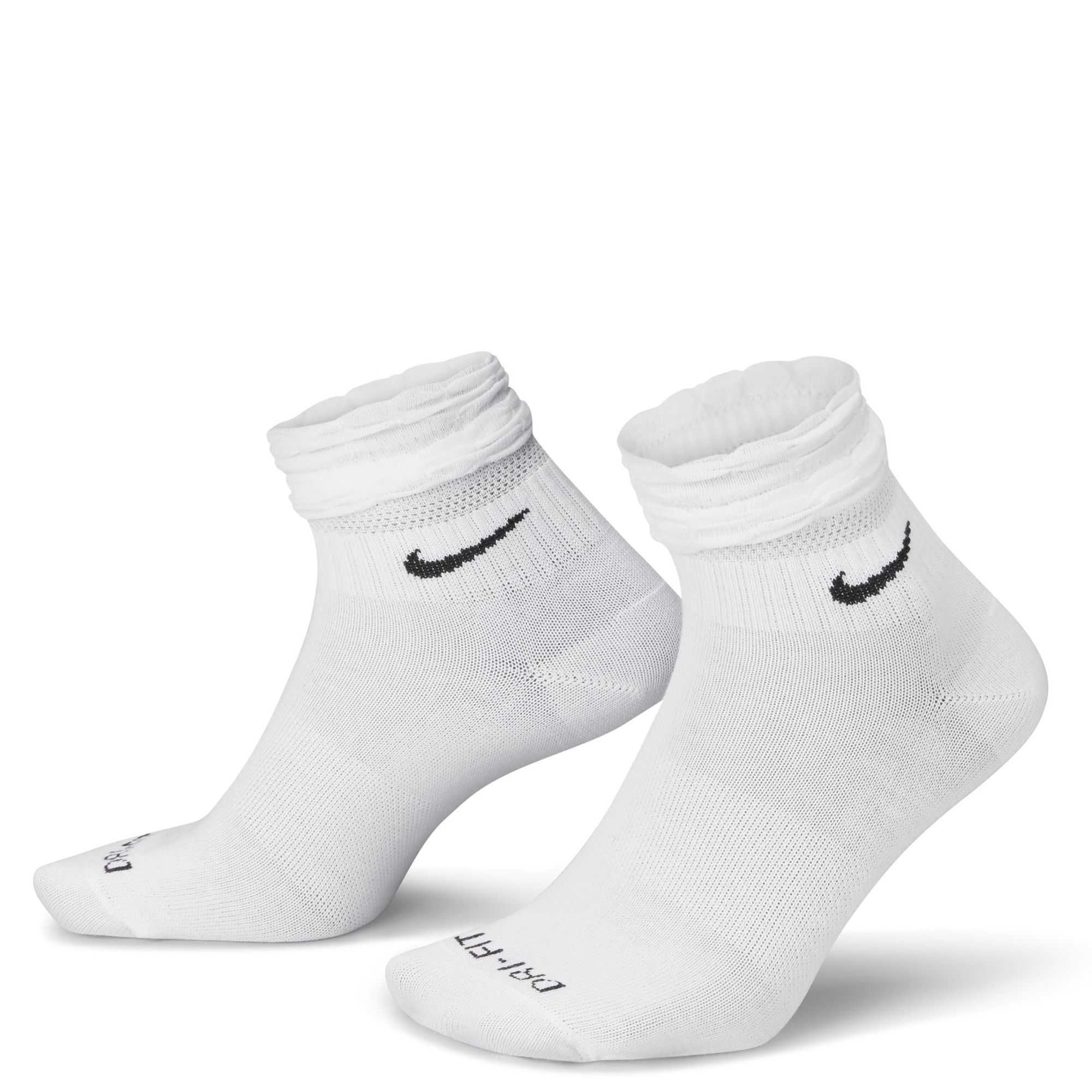 Nike Women's Everyday Cotton Cushioned Crew Training Socks White