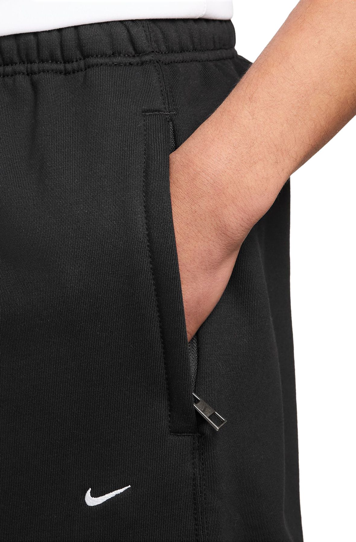 NIKE Solo Swoosh Fleece Open-Hem Pants HV1090 010 - Shiekh