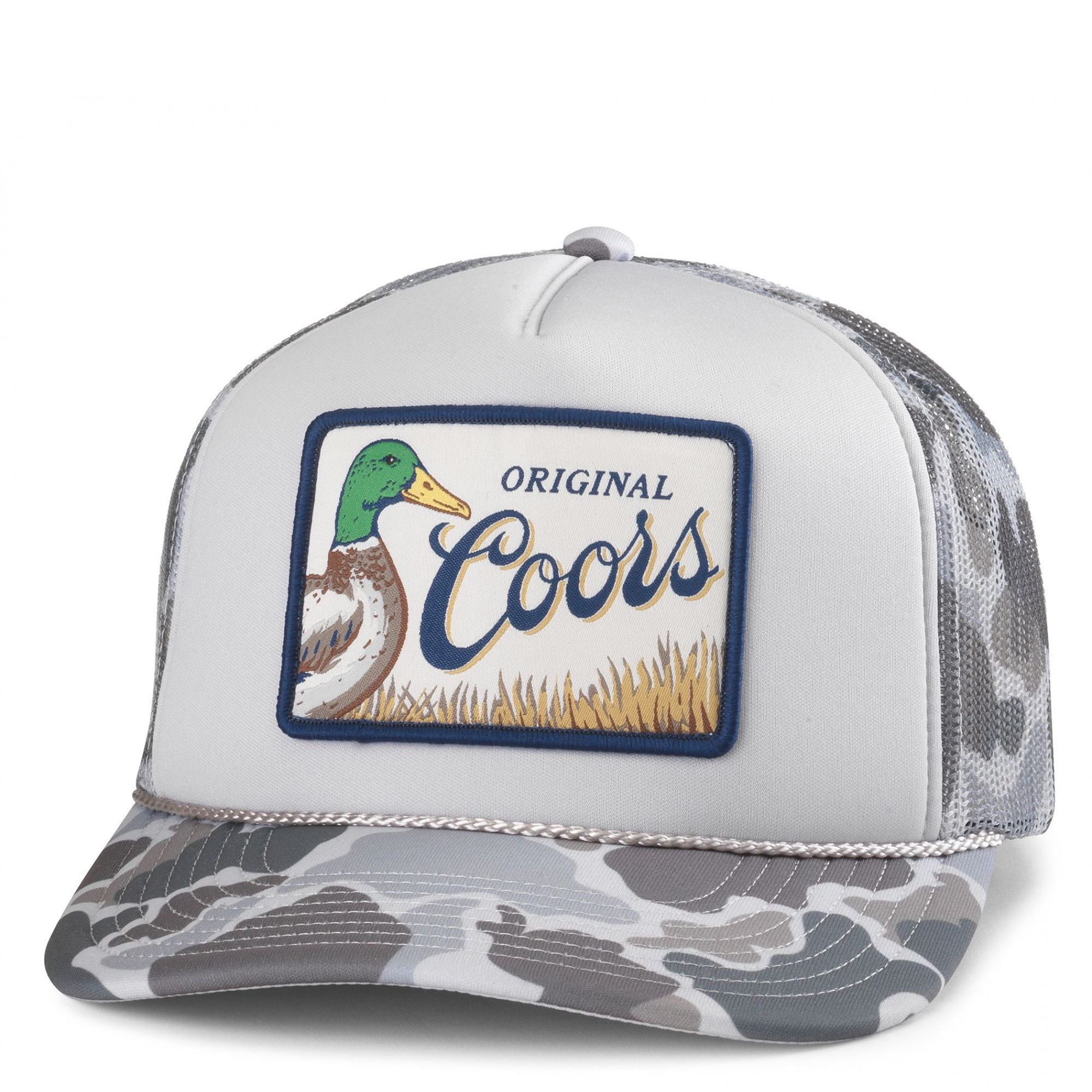 AMERICAN NEEDLE Coors Mallard Foamy Trucker Hat 24011A-GREY - Shiekh