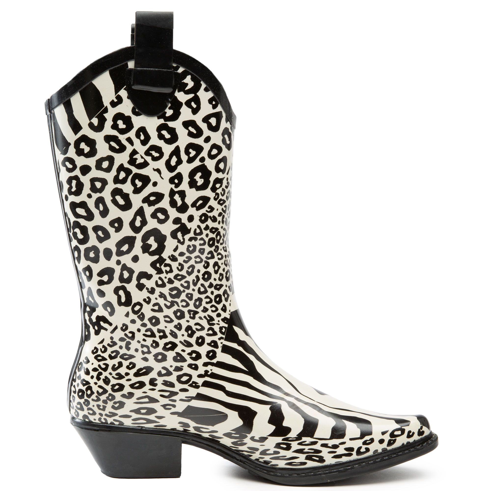 Zebra print hotsell rain boots